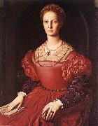 BRONZINO, Agnolo Portrait of Lucrezia Panciatichi fg oil painting artist